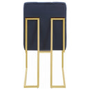 Coaster Furniture Cisco 192493 Velvet Upholstered Dining Side Chair - Gold (Set of 2) IMAGE 6