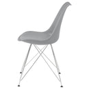  Coaster Furniture Juniper 110262 Polypropylene Dining Side Chair - Grey IMAGE 4