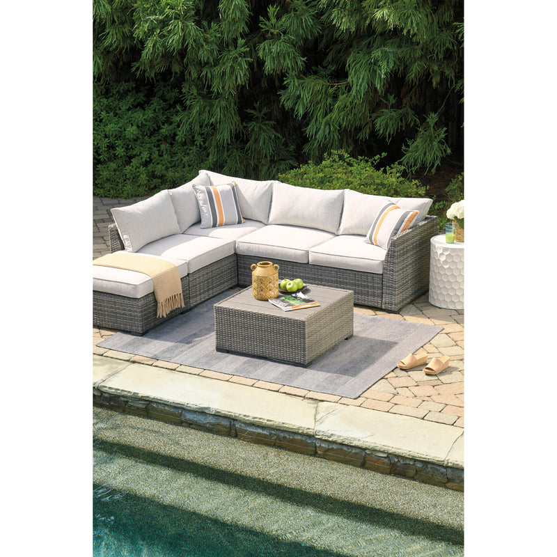 Signature Design by Ashley Cherry Point P301-070 Loveseat Sectional/Ottoman/Table Set IMAGE 11