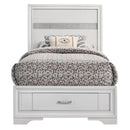  Coaster Furniture Miranda 205111T 51-inch Wood Twin Storage Panel Bed - White IMAGE 2