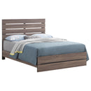 Coaster Furniture Brantford 207041Q Wood Queen Panel Bed - Barrel Oak IMAGE 2