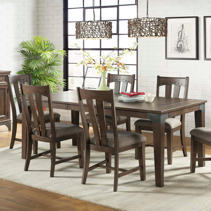Intercon Furniture Whiskey River Dining Table WY-TA-4278-GPG-C IMAGE 4