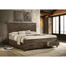  Coaster Furniture Woodmont 222631KE Eastern King Storage Bed - Rustic Golden Brown IMAGE 6
