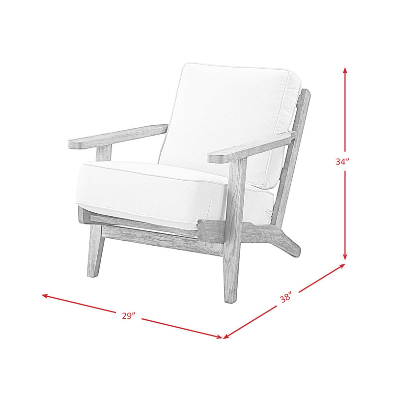  Elements International Metro Accent Chair - Midtown Taupe IMAGE 8