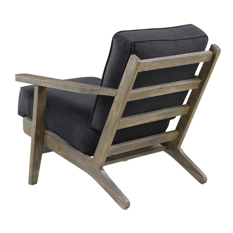  Elements International Metro Accent Chair - Midtown Onyx IMAGE 3