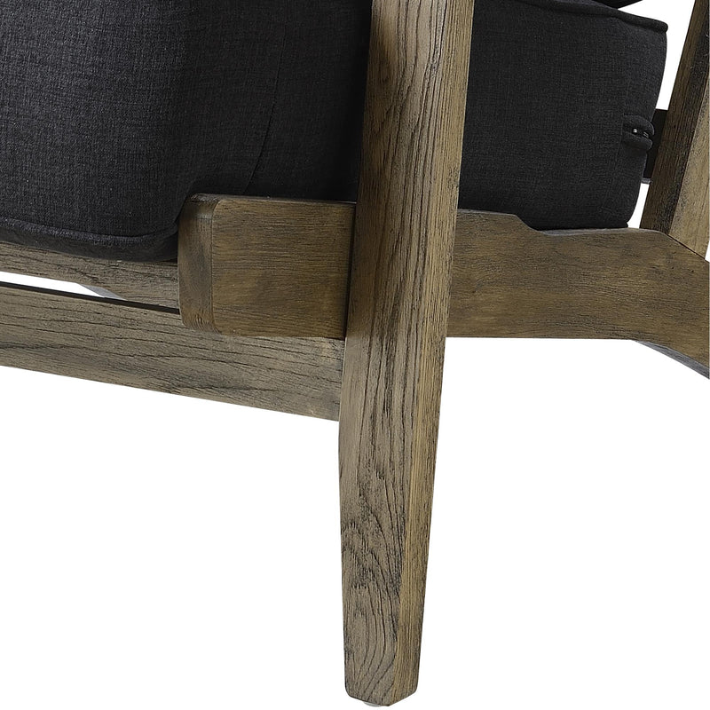  Elements International Metro Accent Chair - Midtown Onyx IMAGE 6