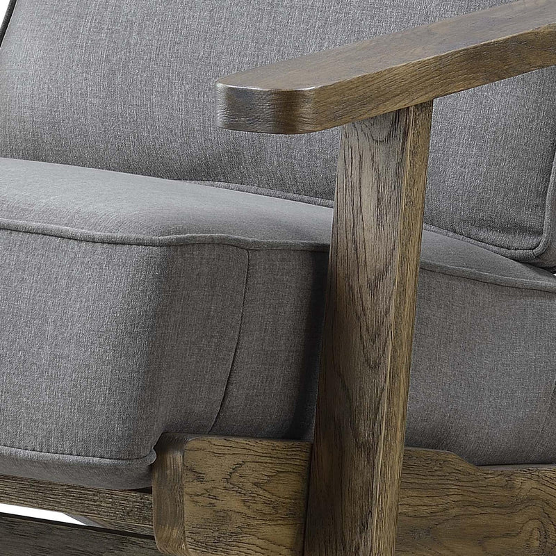  Elements International Metro Accent Chair - Midtown Slate IMAGE 5