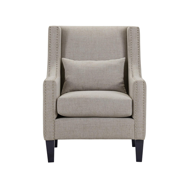  Elements International Whittier Accent Arm Chair - Westin Taupe IMAGE 2