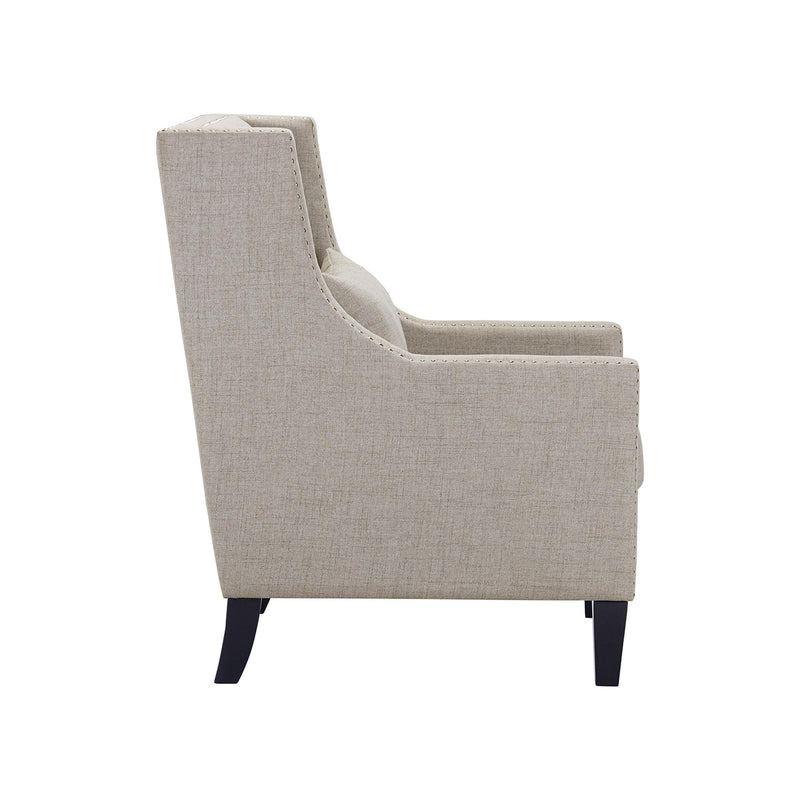  Elements International Whittier Accent Arm Chair - Westin Taupe IMAGE 3