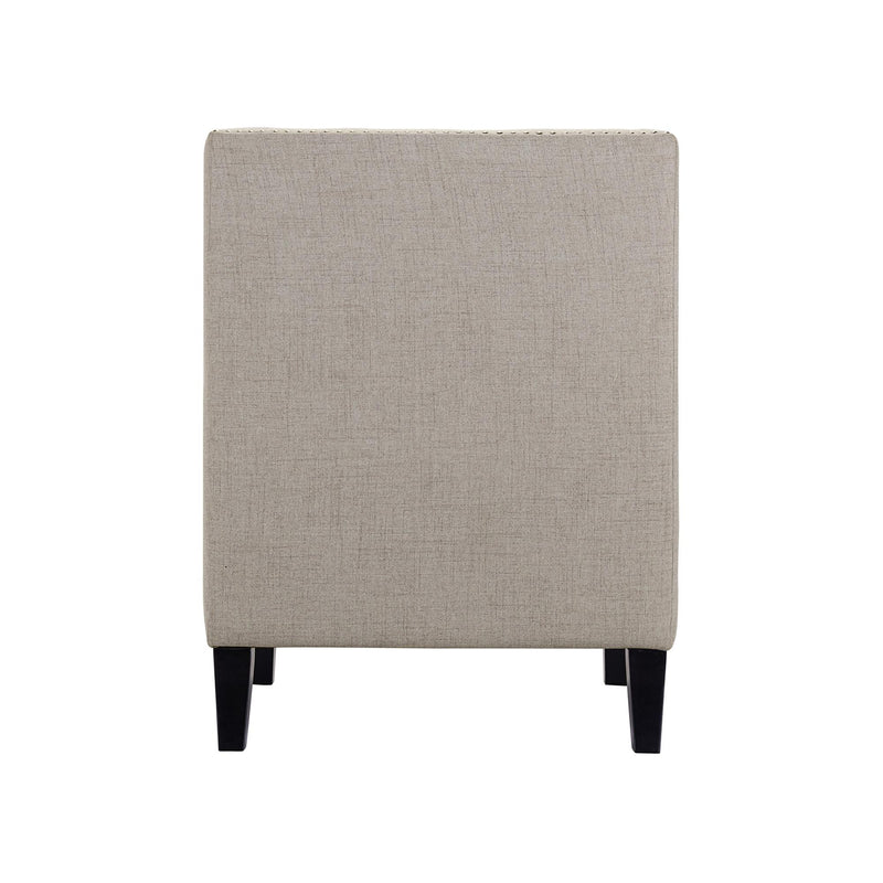  Elements International Whittier Accent Arm Chair - Westin Taupe IMAGE 4