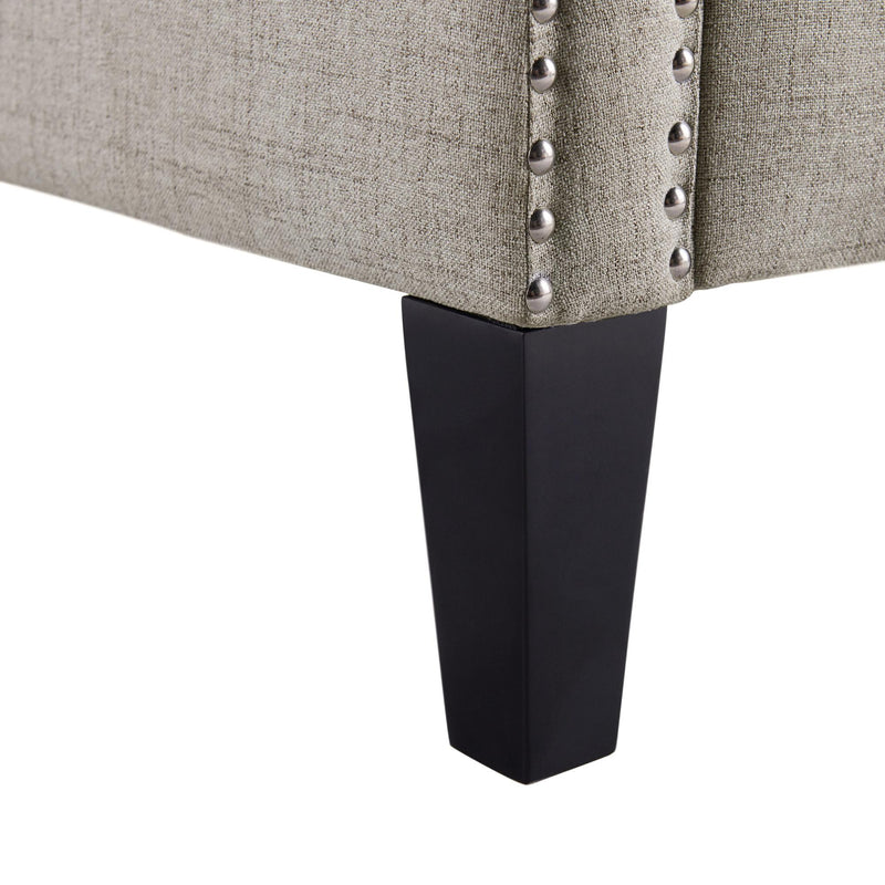  Elements International Whittier Accent Arm Chair - Westin Taupe IMAGE 9
