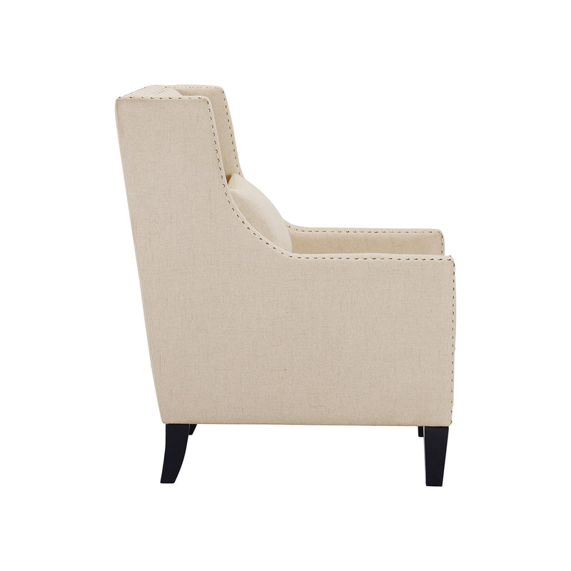  Elements International Whittier Accent Arm Chair - Westin Natural IMAGE 3