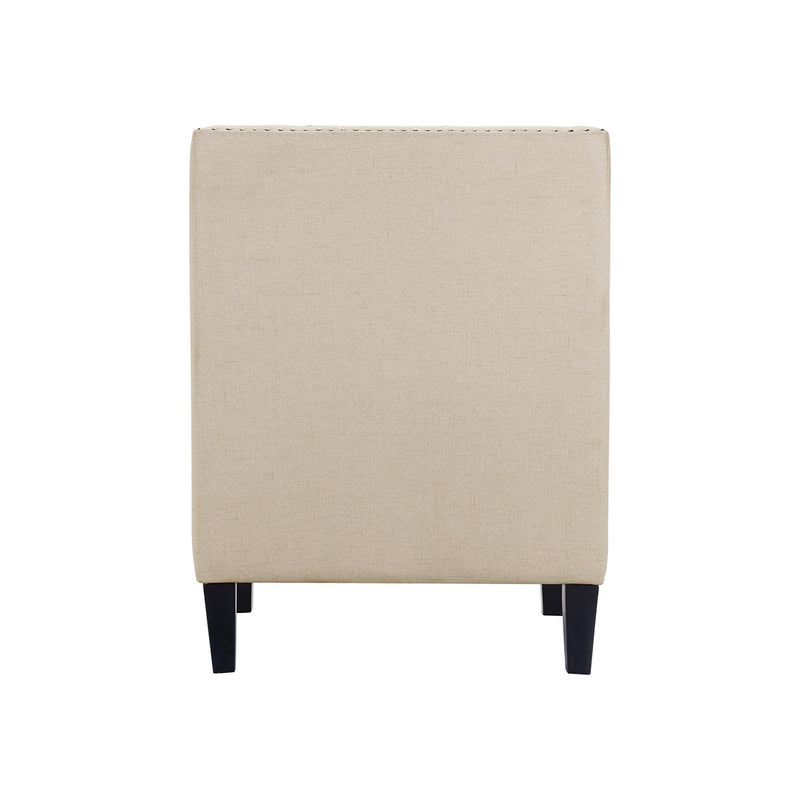  Elements International Whittier Accent Arm Chair - Westin Natural IMAGE 4