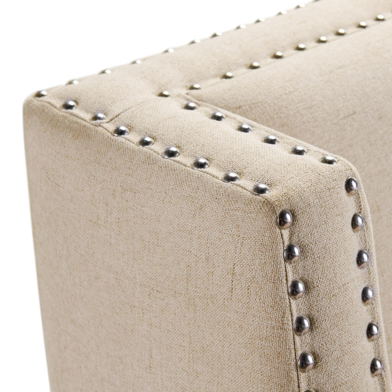  Elements International Whittier Accent Arm Chair - Westin Natural IMAGE 6