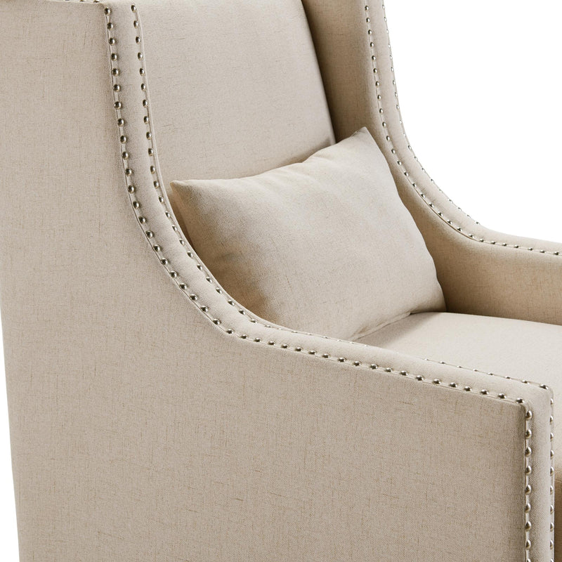  Elements International Whittier Accent Arm Chair - Westin Natural IMAGE 7