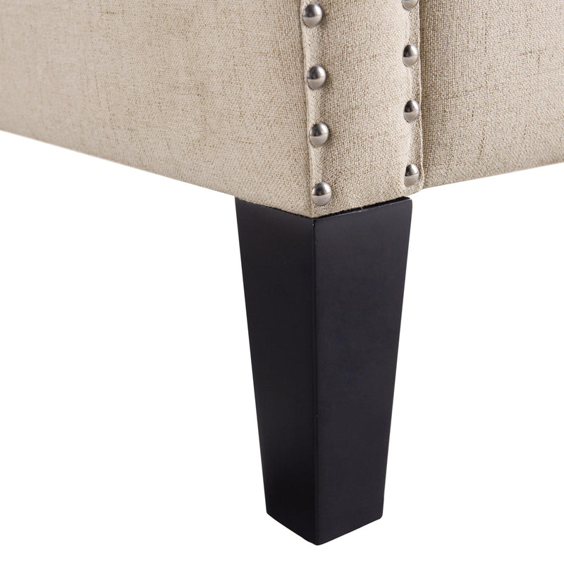  Elements International Whittier Accent Arm Chair - Westin Natural IMAGE 9
