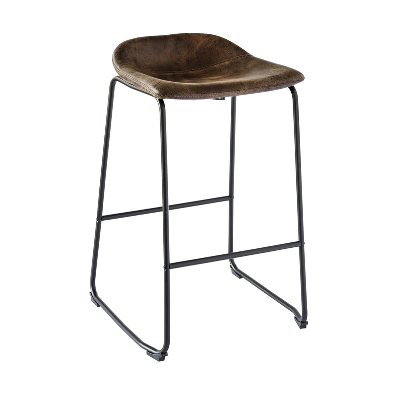  Elements International Cruz BCZ400BSE Bar Stool - Brown IMAGE 1