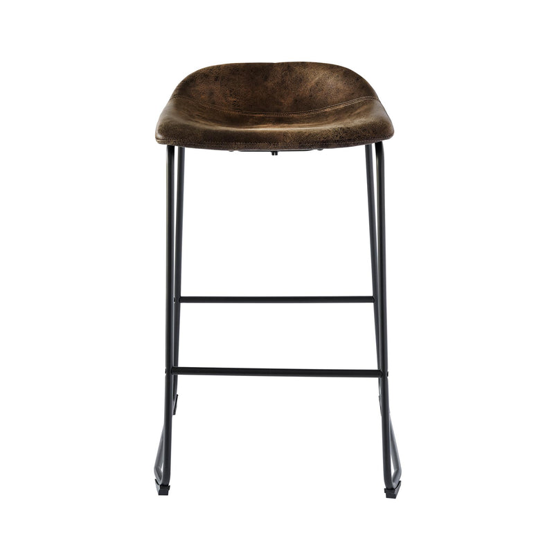  Elements International Cruz BCZ400BSE Bar Stool - Brown IMAGE 2
