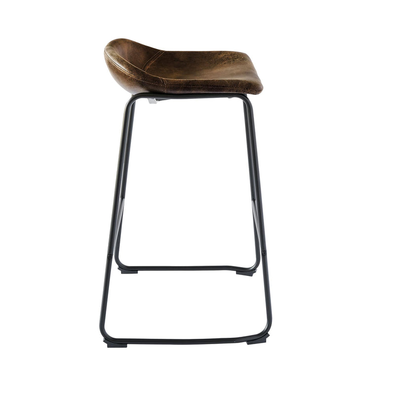  Elements International Cruz BCZ400BSE Bar Stool - Brown IMAGE 3