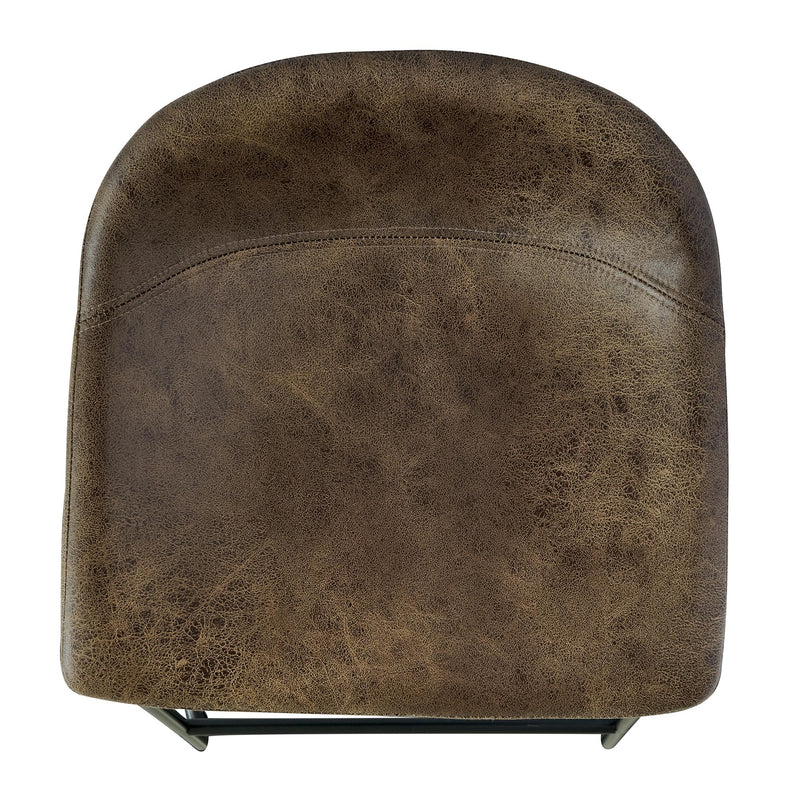  Elements International Cruz BCZ400BSE Bar Stool - Brown IMAGE 4