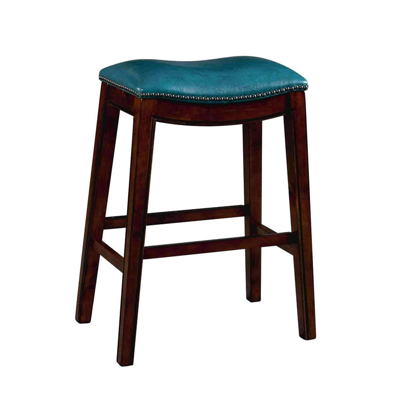  Elements International Fiesta LFS100BSTBL 30" Backless Bar Stool - Blue IMAGE 1