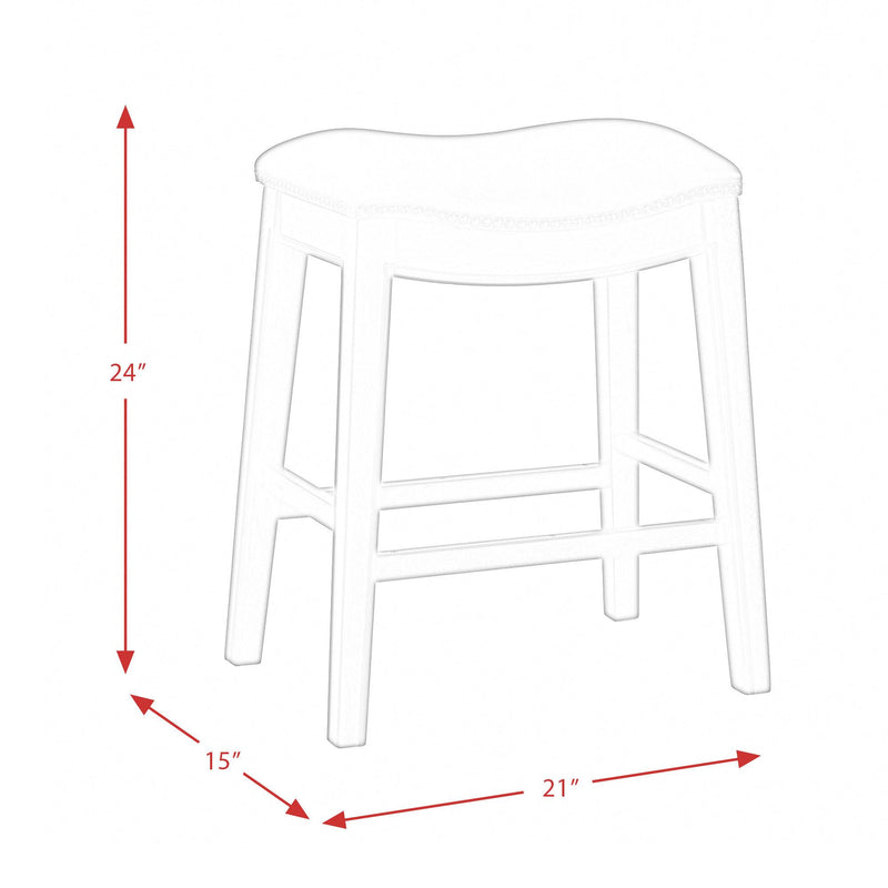  Elements International Fiesta LFS100CSTBL 24" Backless Counter Height Stool - Blue IMAGE 11