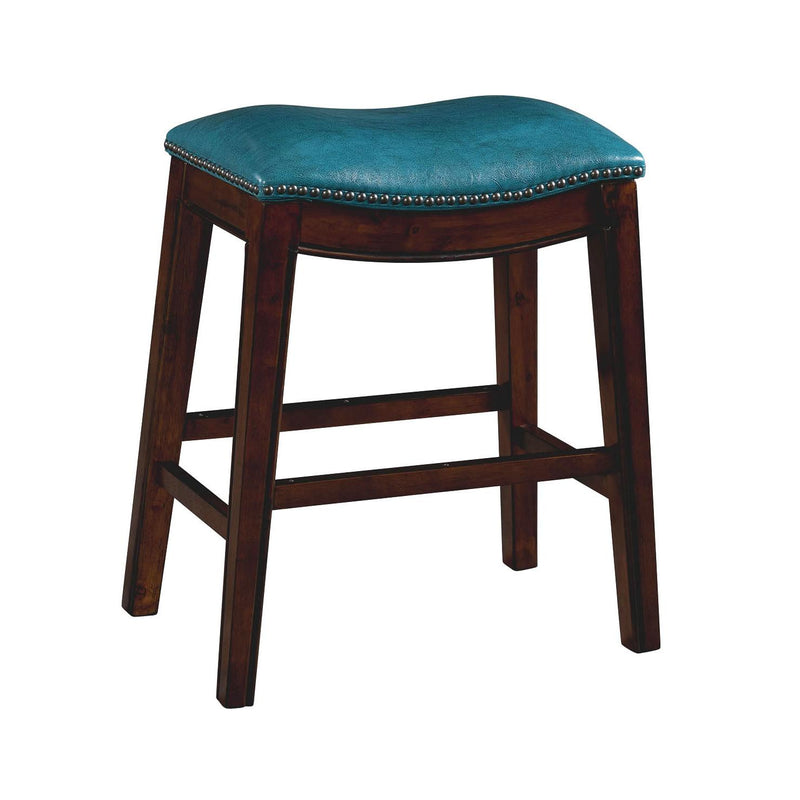  Elements International Fiesta LFS100CSTBL 24" Backless Counter Height Stool - Blue IMAGE 1