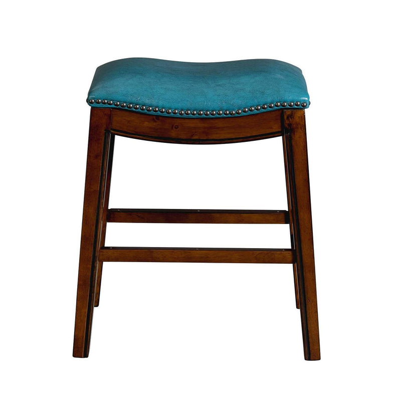  Elements International Fiesta LFS100CSTBL 24" Backless Counter Height Stool - Blue IMAGE 2