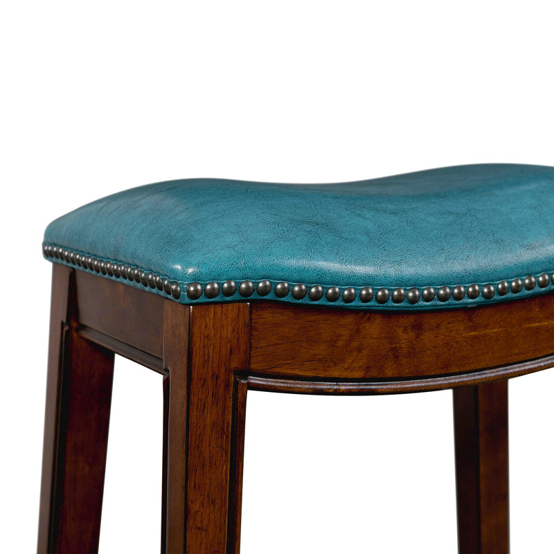  Elements International Fiesta LFS100CSTBL 24" Backless Counter Height Stool - Blue IMAGE 6