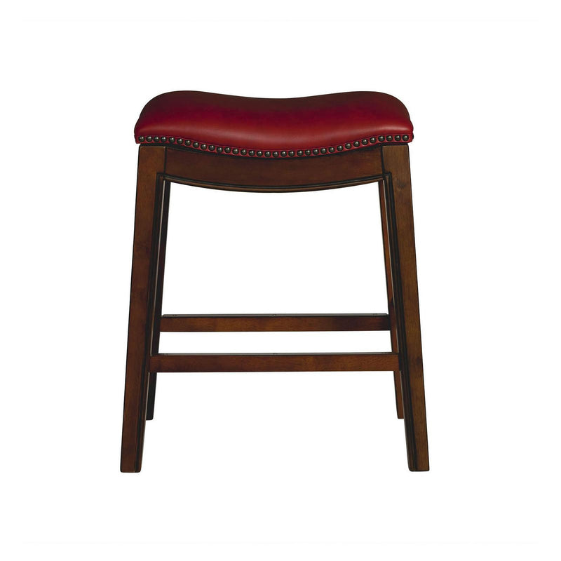  Elements International Fiesta LFS100CSTRD 24" Backless Counter Height Stool - Red IMAGE 2