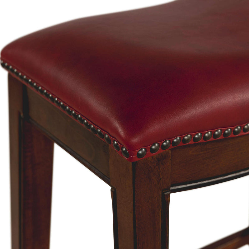  Elements International Fiesta LFS100CSTRD 24" Backless Counter Height Stool - Red IMAGE 5
