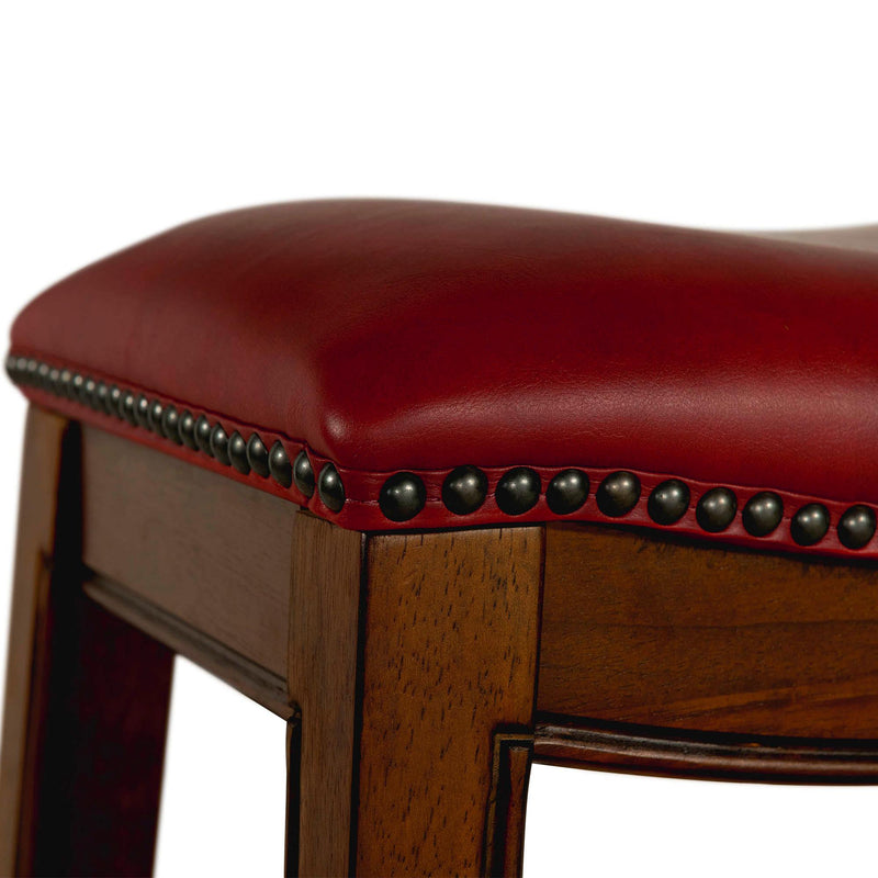  Elements International Fiesta LFS100CSTRD 24" Backless Counter Height Stool - Red IMAGE 6