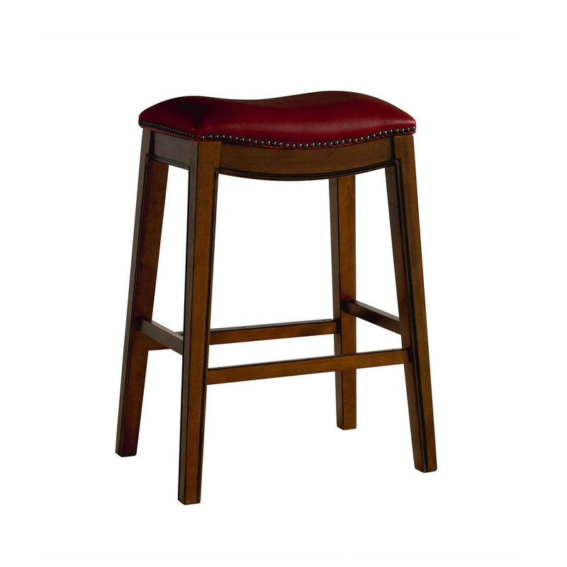  Elements International Fiesta LFS100BSTRD 30" Backless Bar Stool - Red IMAGE 1