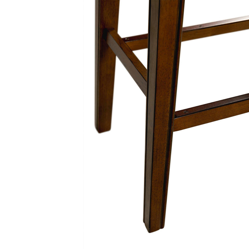  Elements International Fiesta LFS100BSTRD 30" Backless Bar Stool - Red IMAGE 7