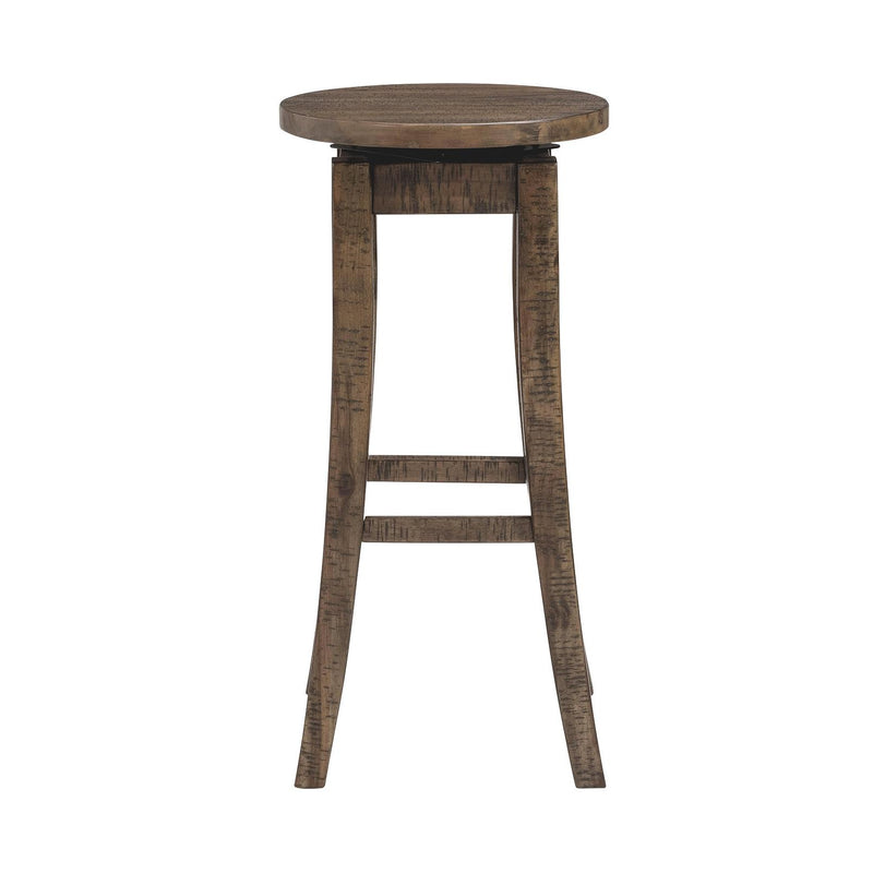 Elements International Finn DFN100BSWSBTWE 30" Swivel Backless Bar Stool IMAGE 2