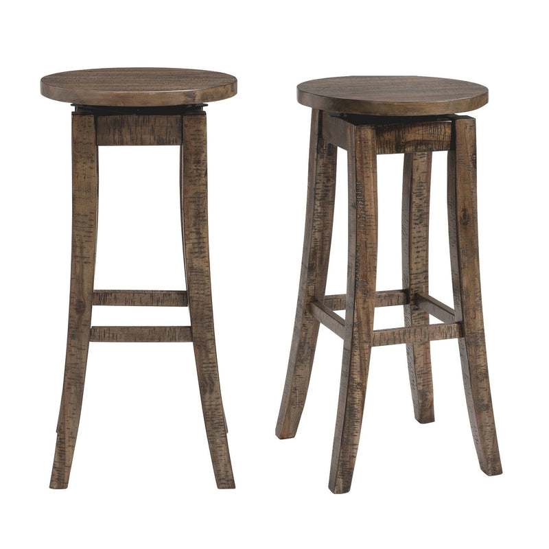  Elements International Finn DFN100BSWSBTWE 30" Swivel Backless Bar Stool IMAGE 7