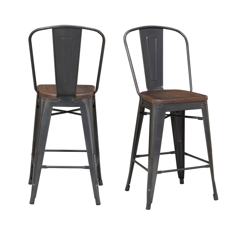  Elements International Moon BMO100CHE Bar Stool IMAGE 11