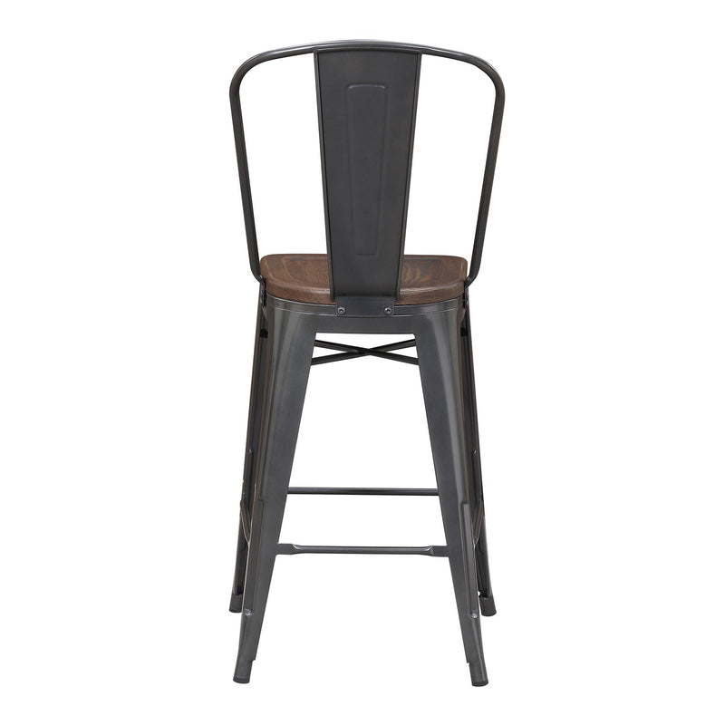  Elements International Moon BMO100CHE Bar Stool IMAGE 4