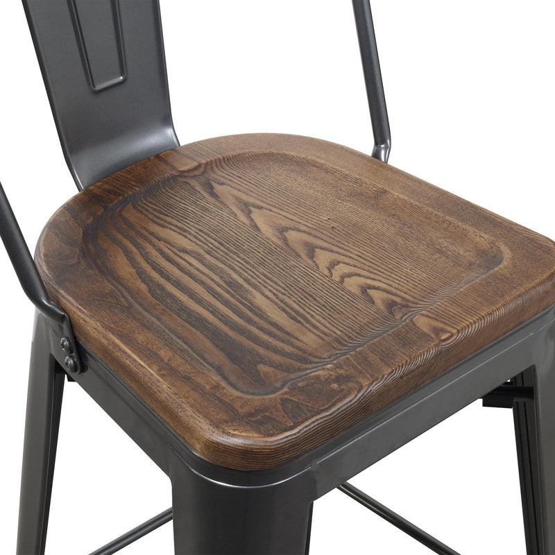  Elements International Moon BMO100CHE Bar Stool IMAGE 8
