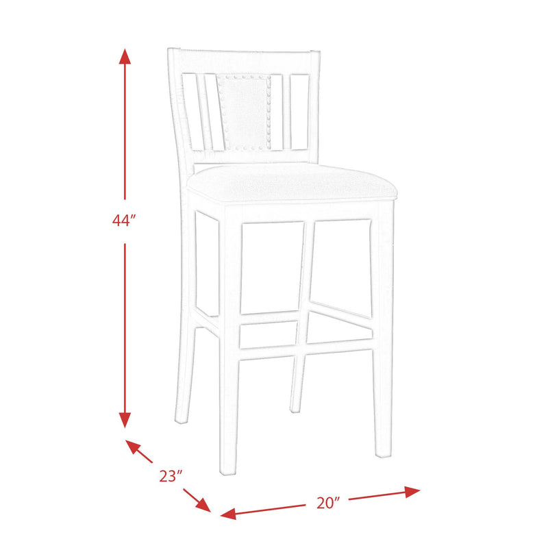  Elements International Morrison DMO100BSBTFE 30" Slat Back Bar Stool IMAGE 13