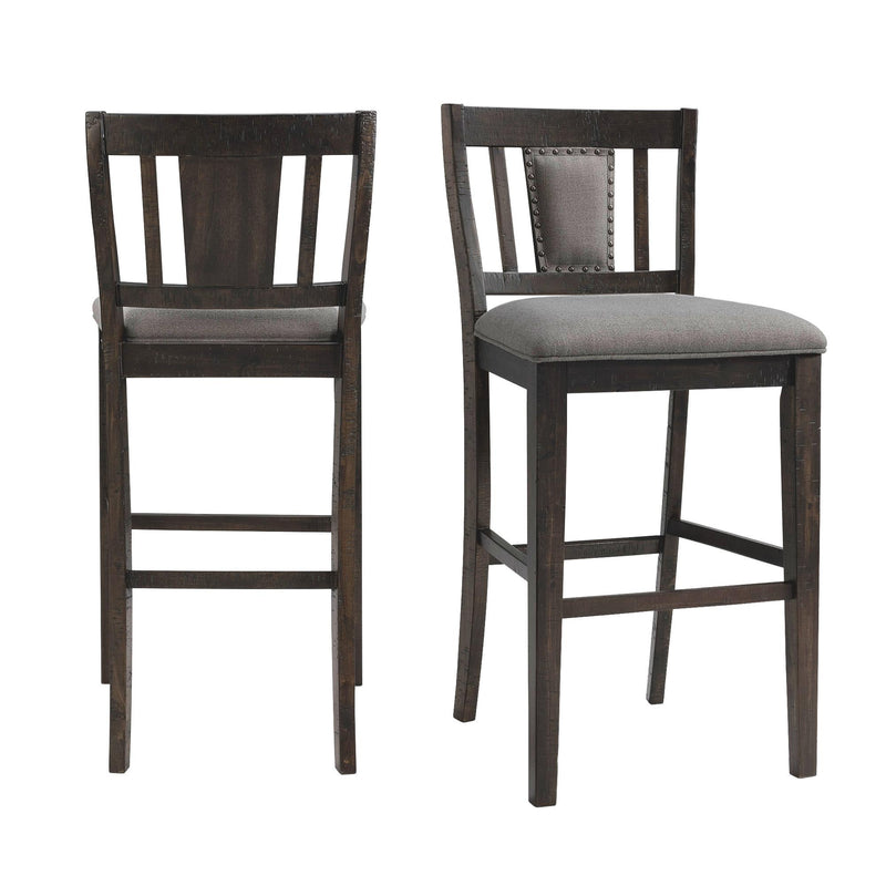  Elements International Morrison DMO100BSBTFE 30" Slat Back Bar Stool IMAGE 9