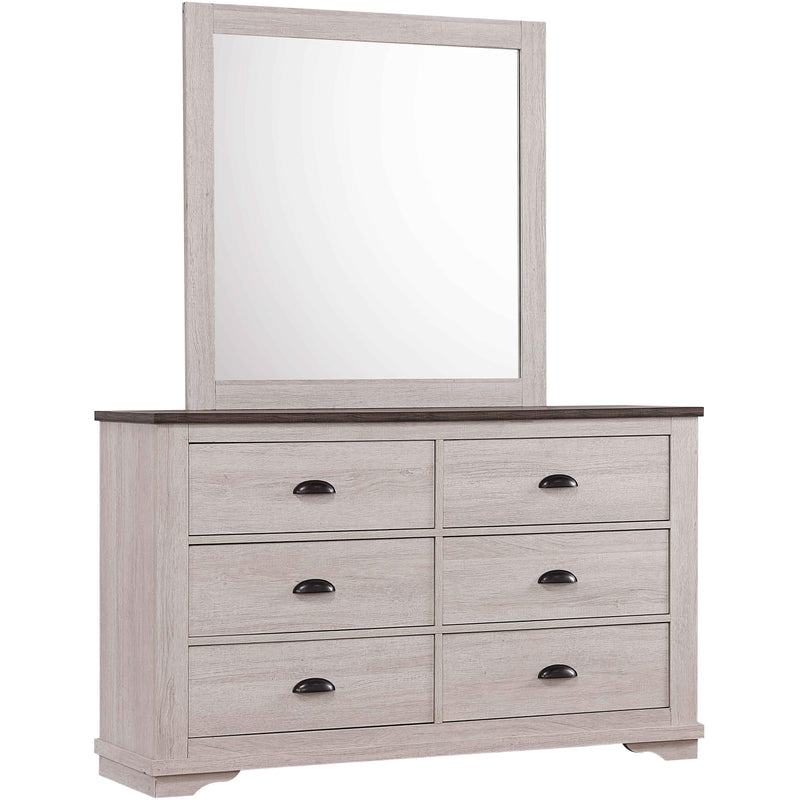 Crown Mark Coralee 6-Drawer Dresser B8130-1 IMAGE 2