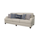  Coaster Furniture Glenn 511091 Upholstered English Arm Sofa - Light Grey and Blue IMAGE 3