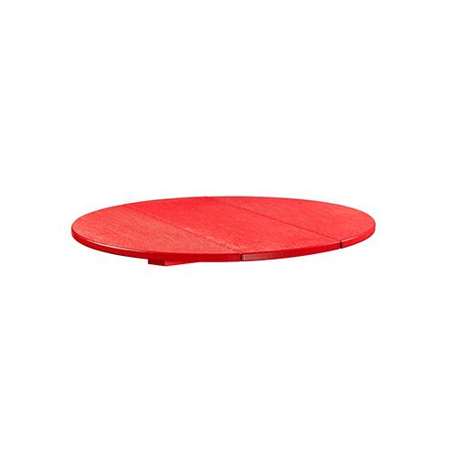 C.R. Plastic Products Generation TT03-01 32" Round Dining Table Top - Red IMAGE 1