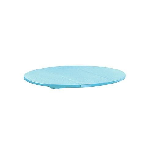 C.R. Plastic Products Generation TT03-11 32" Round Dining Table Top - Aqua IMAGE 1