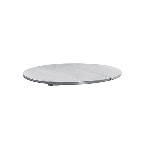 C.R. Plastic Products Generation TT03-19 32" Round Dining Table Top - Light Grey IMAGE 1