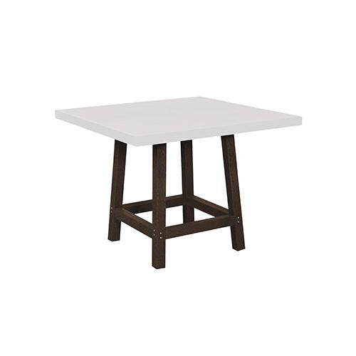 C.R. Plastic Products Generation TB22-16 30" Dining Table Legs - Chocolate IMAGE 1