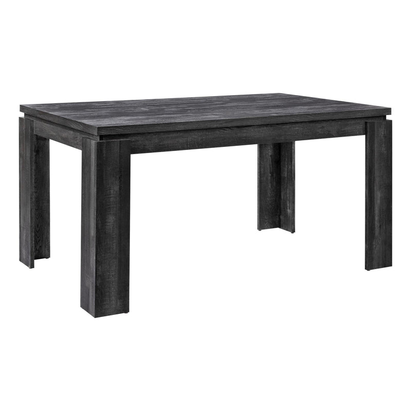 Monarch I 1089 Dining Table - Black Reclaimed Wood-Look IMAGE 1