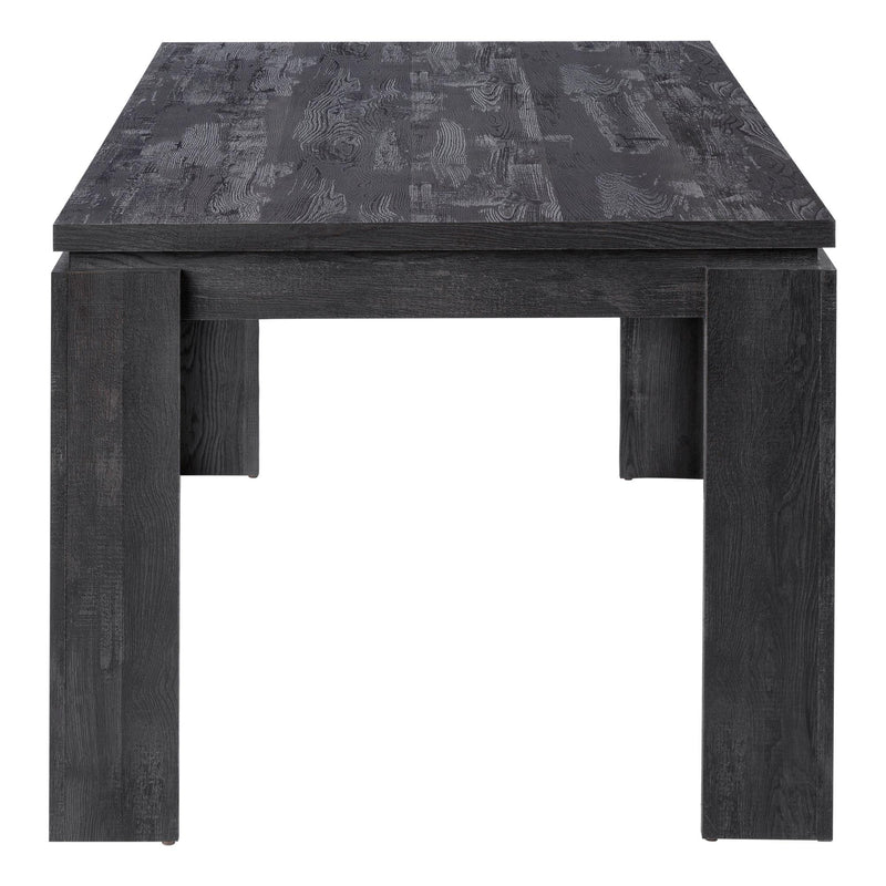 Monarch I 1089 Dining Table - Black Reclaimed Wood-Look IMAGE 3