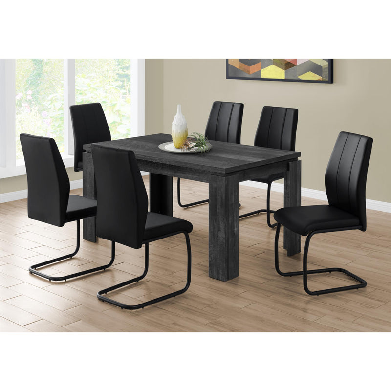 Monarch I 1089 Dining Table - Black Reclaimed Wood-Look IMAGE 7